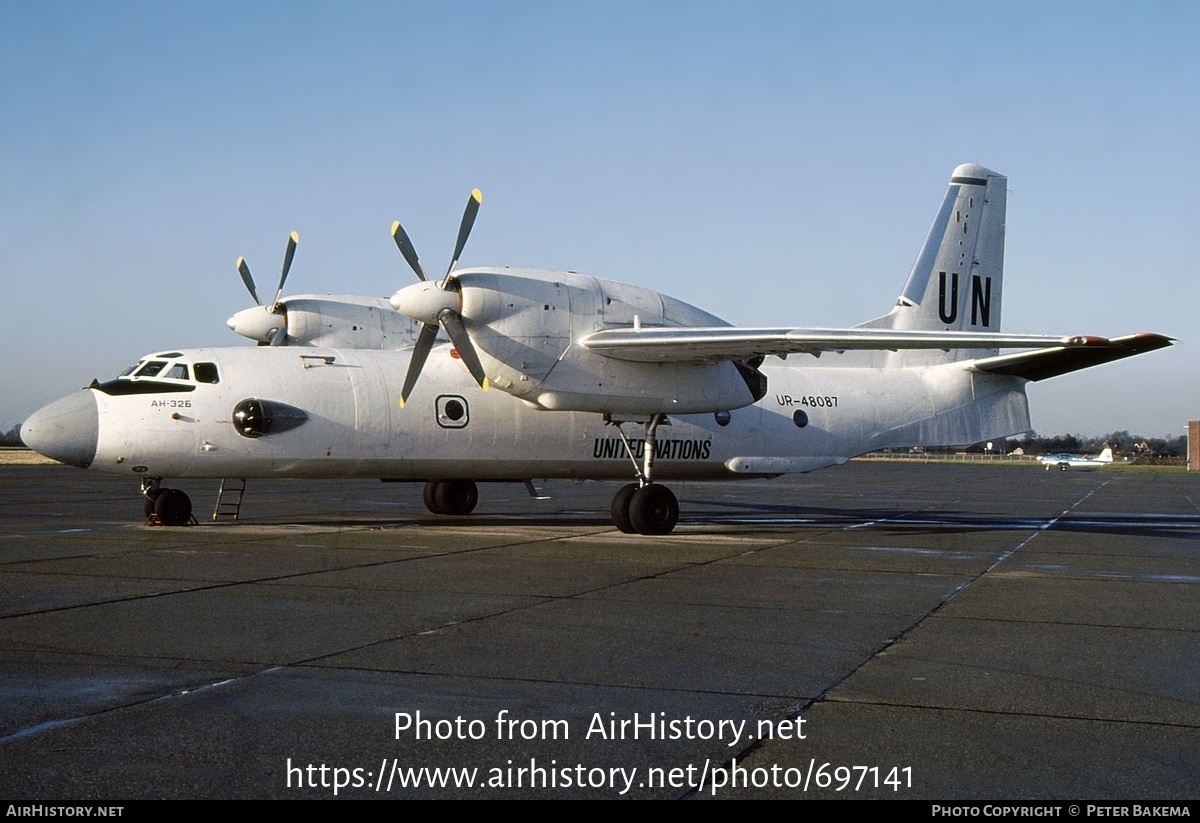 Aircraft Photo of UR-48087 | Antonov An-32B | United Nations | AirHistory.net #697141