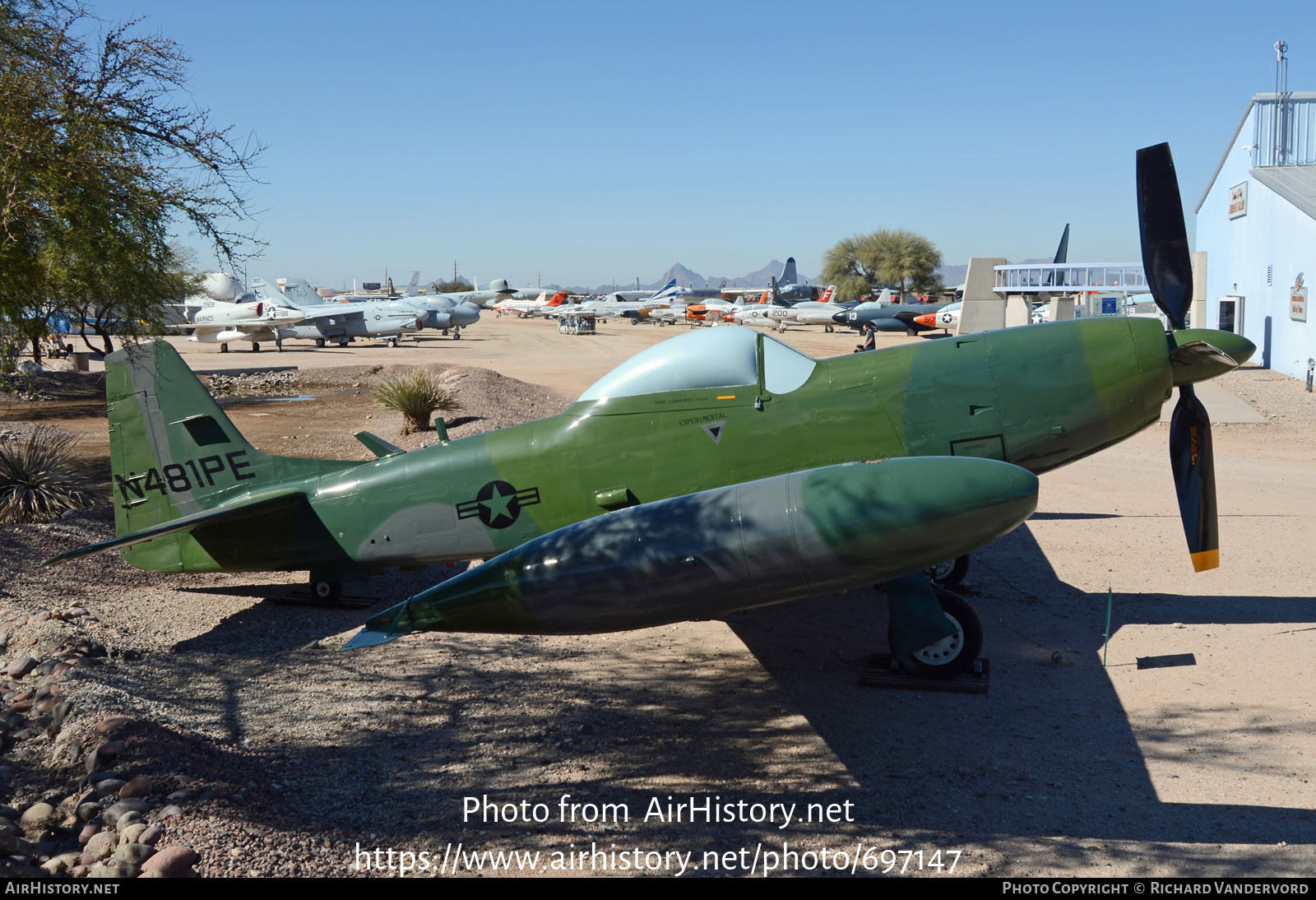 Aircraft Photo of N481PE | Piper PA-48 Enforcer | USA - Air Force | AirHistory.net #697147