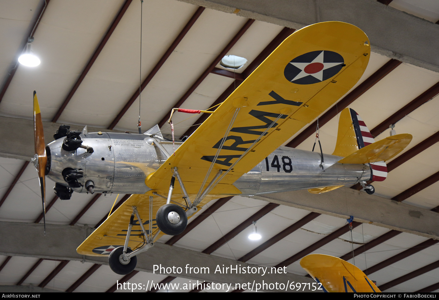 Aircraft Photo of 41-15736 | Ryan PT-22 Recruit (ST3KR) | USA - Army | AirHistory.net #697152