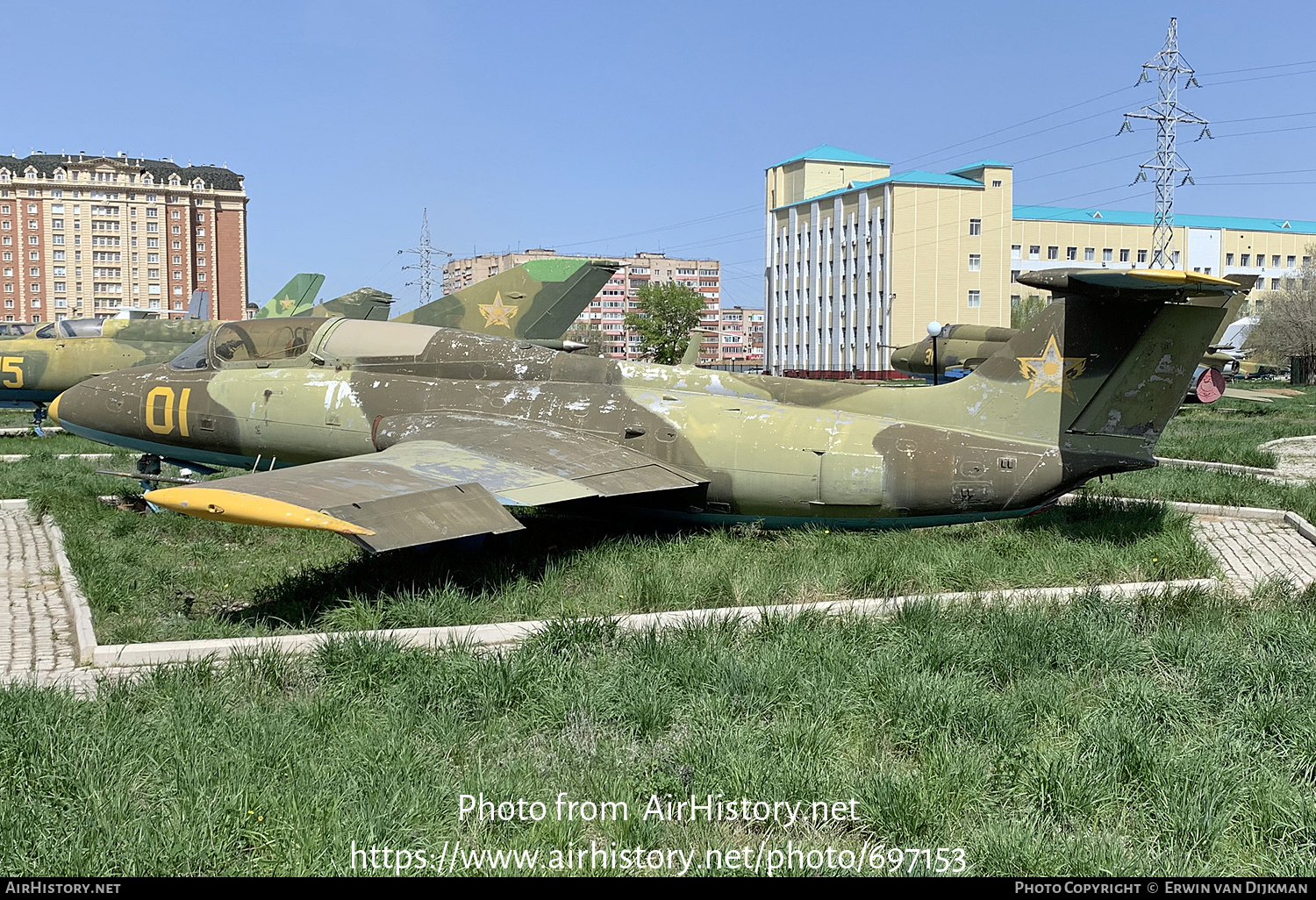 Aircraft Photo of 01 yellow | Aero L-29 Delfin | Soviet Union - Air Force | AirHistory.net #697153