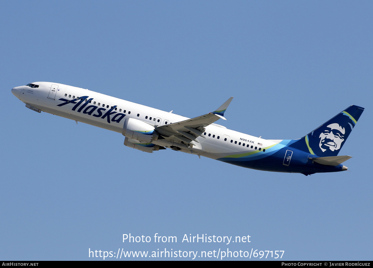 Aircraft Photo of N964AK | Boeing 737-9 Max 9 | Alaska Airlines | AirHistory.net #697157