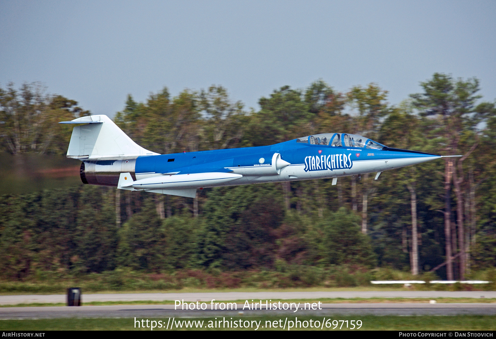 Aircraft Photo of N104RB | Lockheed CF-104D Starfighter Mk.1 | Starfighters Aerospace | AirHistory.net #697159