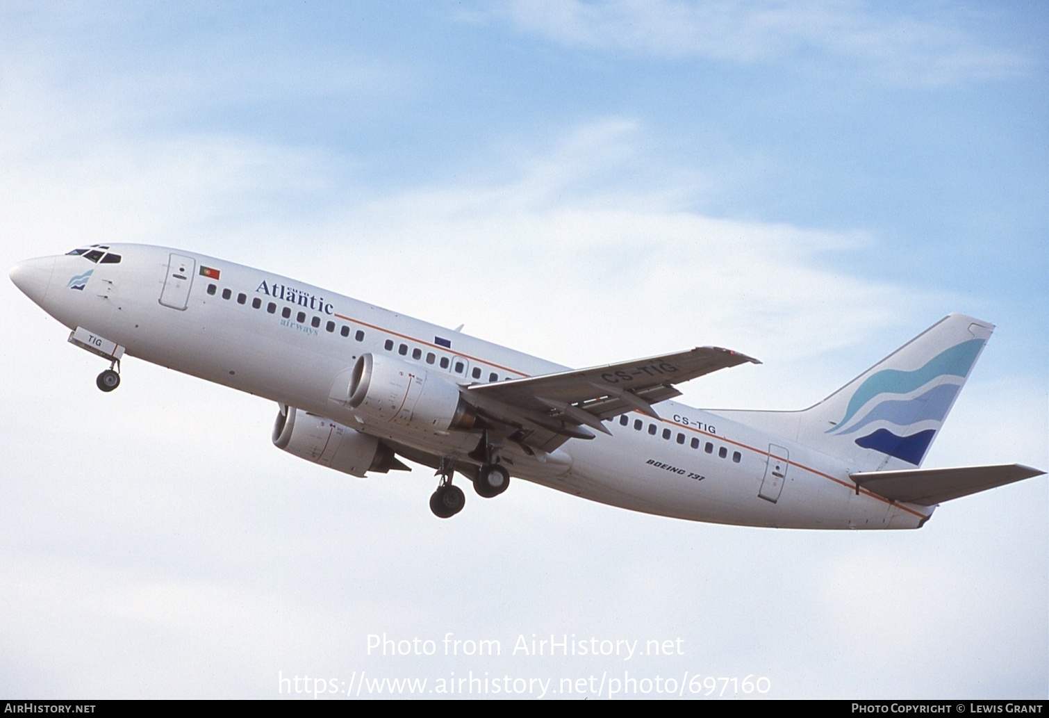 Aircraft Photo of CS-TIG | Boeing 737-3K9 | Euro Atlantic Airways | AirHistory.net #697160