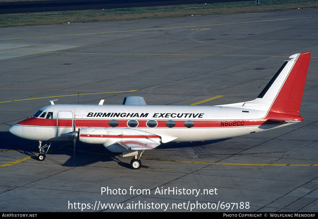 Aircraft Photo of N802CC | Grumman G-159 Gulfstream I | Birmingham ...