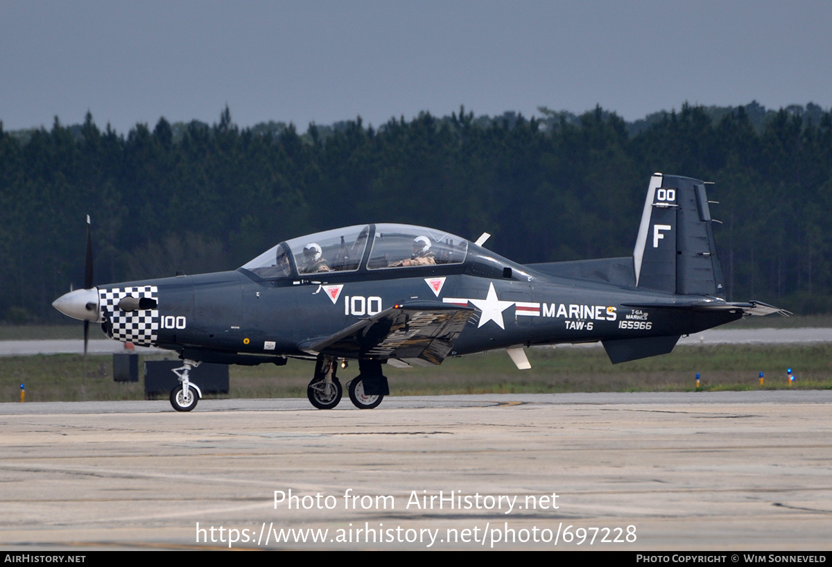 Aircraft Photo of 165966 | Raytheon T-6A Texan II | USA - Navy | AirHistory.net #697228