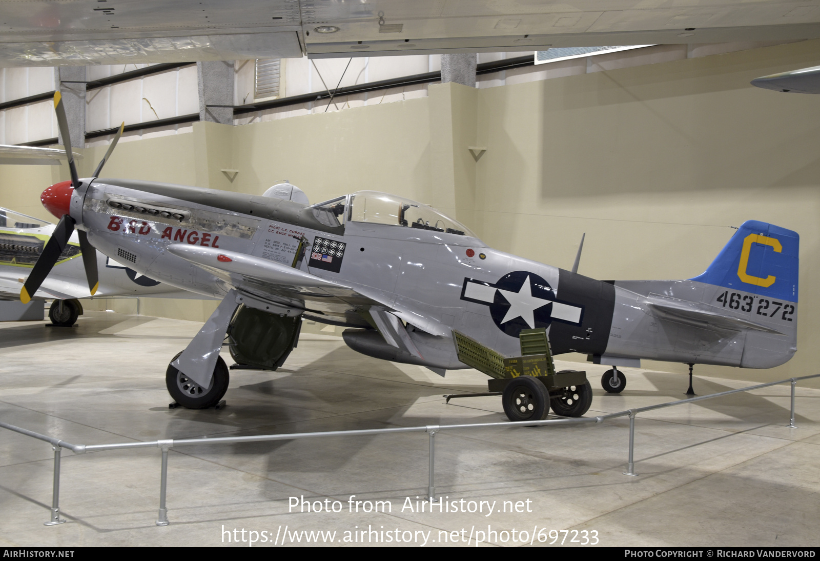 Aircraft Photo of 44-63272 | North American P-51D Mustang (replica) | USA - Air Force | AirHistory.net #697233