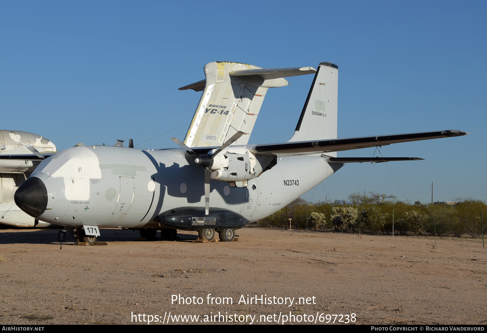 Aircraft Photo of N23743 / DOSAW C-1 | Alenia C-27A Spartan | DoS Air Wing - Department of State | AirHistory.net #697238