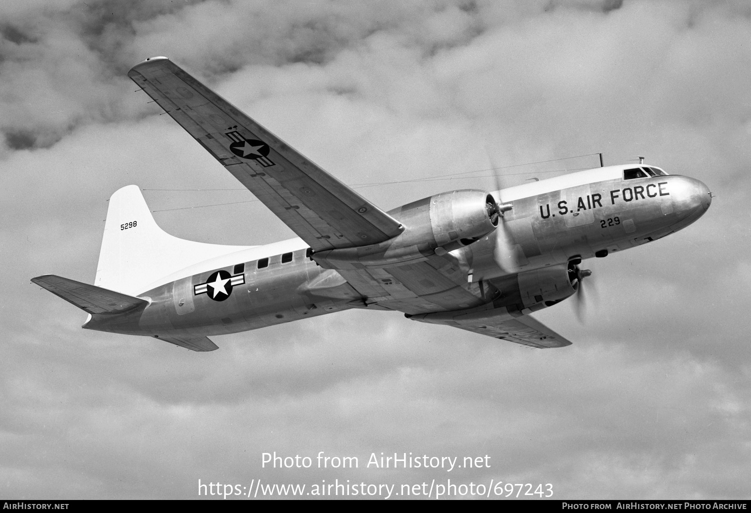 Aircraft Photo of 55-298 / 5298 | Convair C-131D | USA - Air Force | AirHistory.net #697243