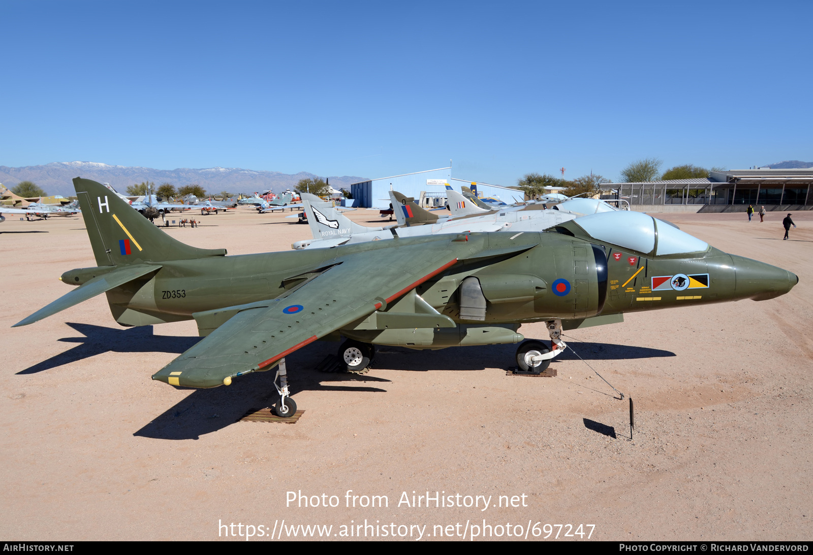 Aircraft Photo of ZD353 | British Aerospace Harrier GR5 | UK - Air Force | AirHistory.net #697247