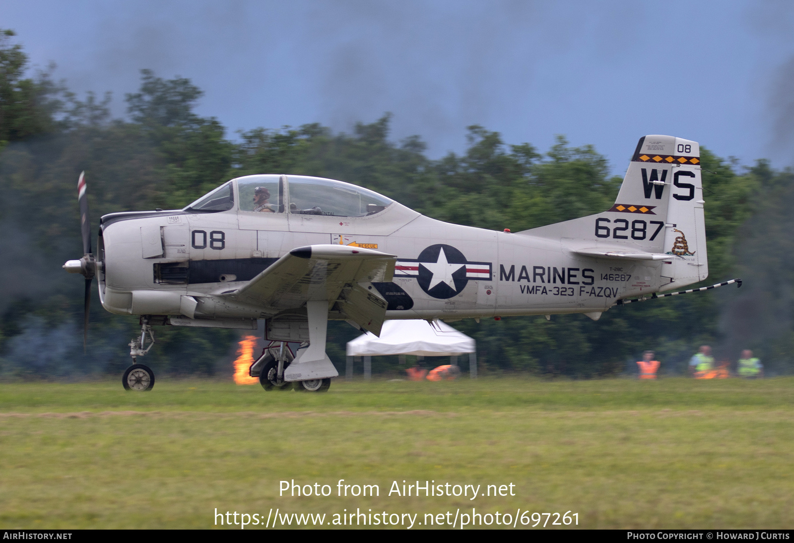 Aircraft Photo of F-AZQV / 146287 | North American T-28C Trojan | USA - Marines | AirHistory.net #697261