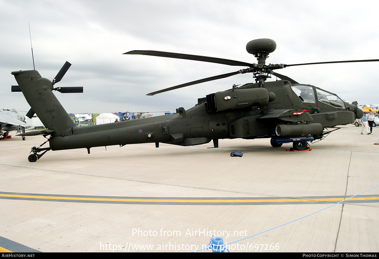 Aircraft Photo of ZJ215 | Westland WAH-64D Longbow Apache AH1 | UK - Army | AirHistory.net #697266