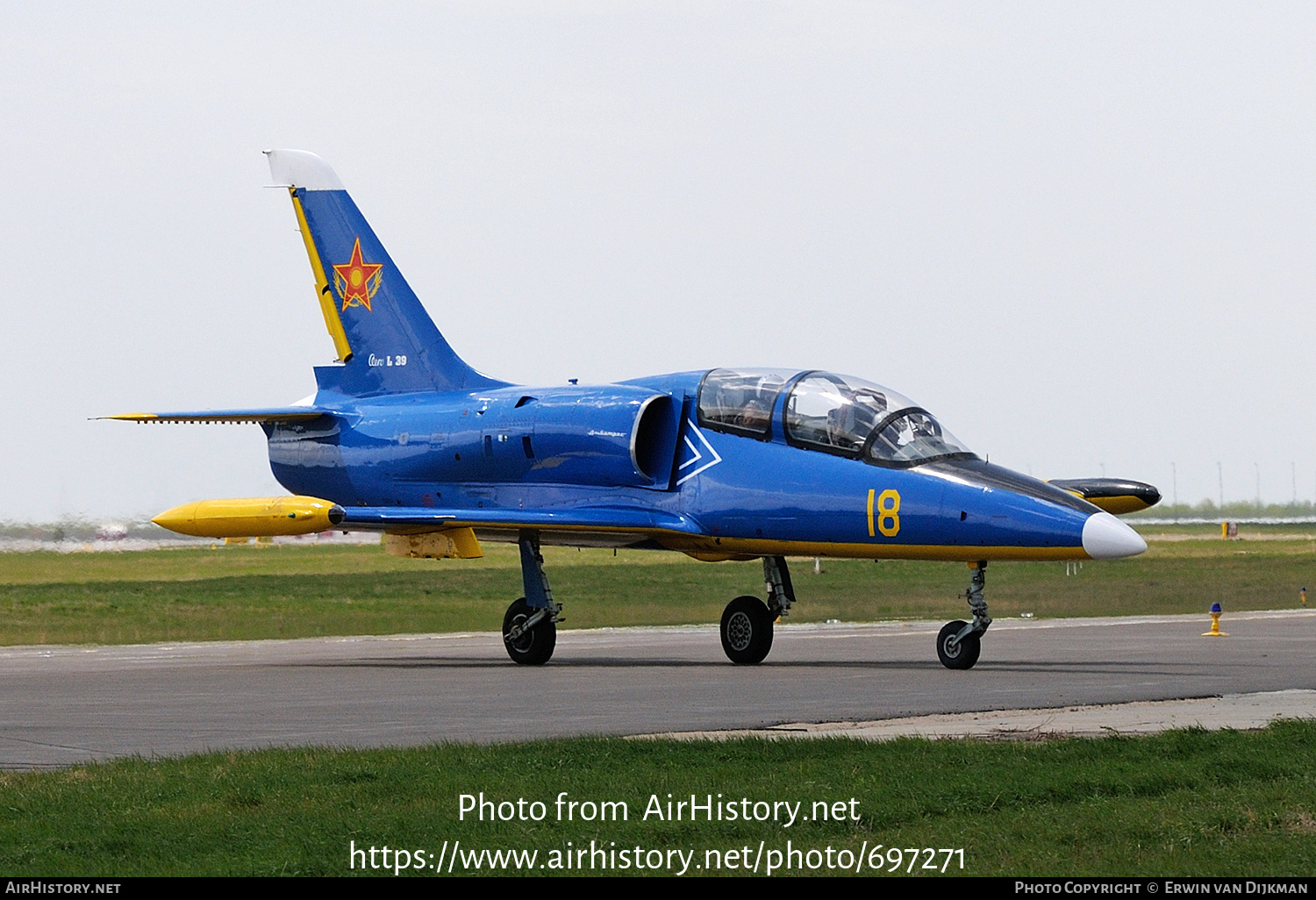 Aircraft Photo of 18 yellow | Aero L-39C Albatros | Kazakhstan - Air Force | AirHistory.net #697271