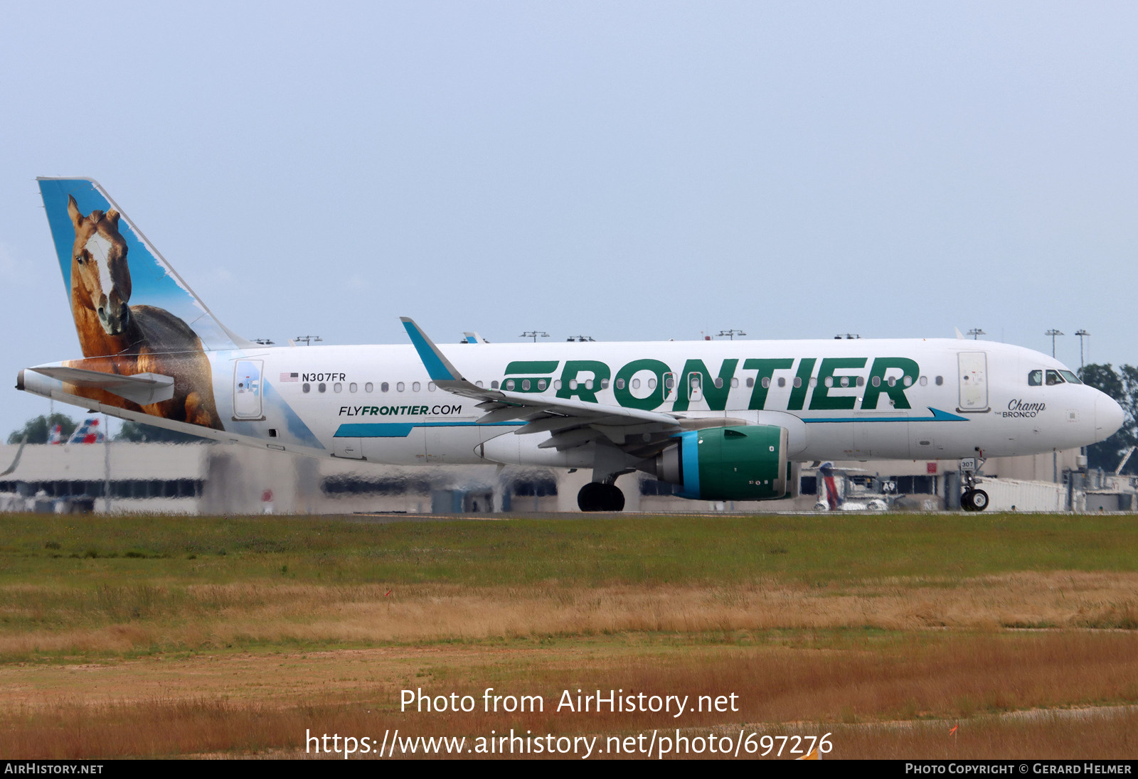 Aircraft Photo of N307FR | Airbus A320-251N | Frontier Airlines | AirHistory.net #697276