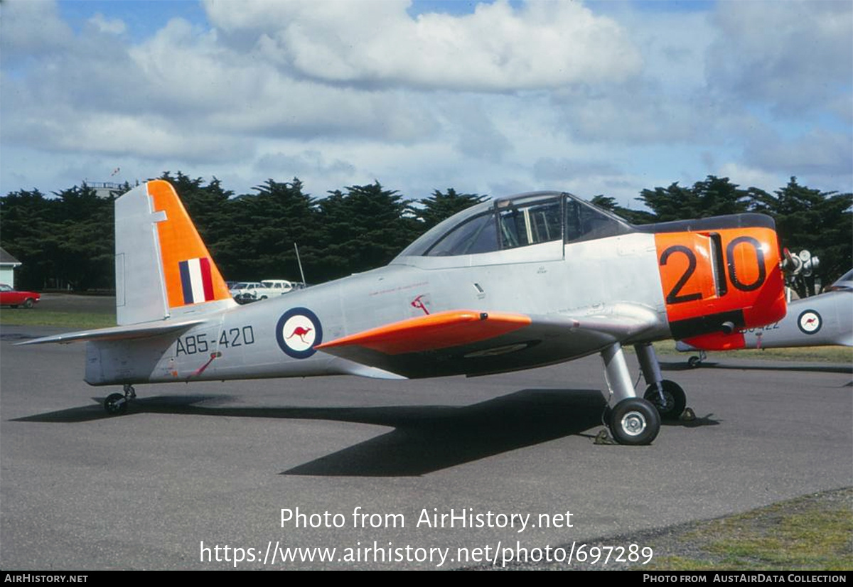 Aircraft Photo of A85-420 | Commonwealth CA-25 Winjeel | Australia - Air Force | AirHistory.net #697289