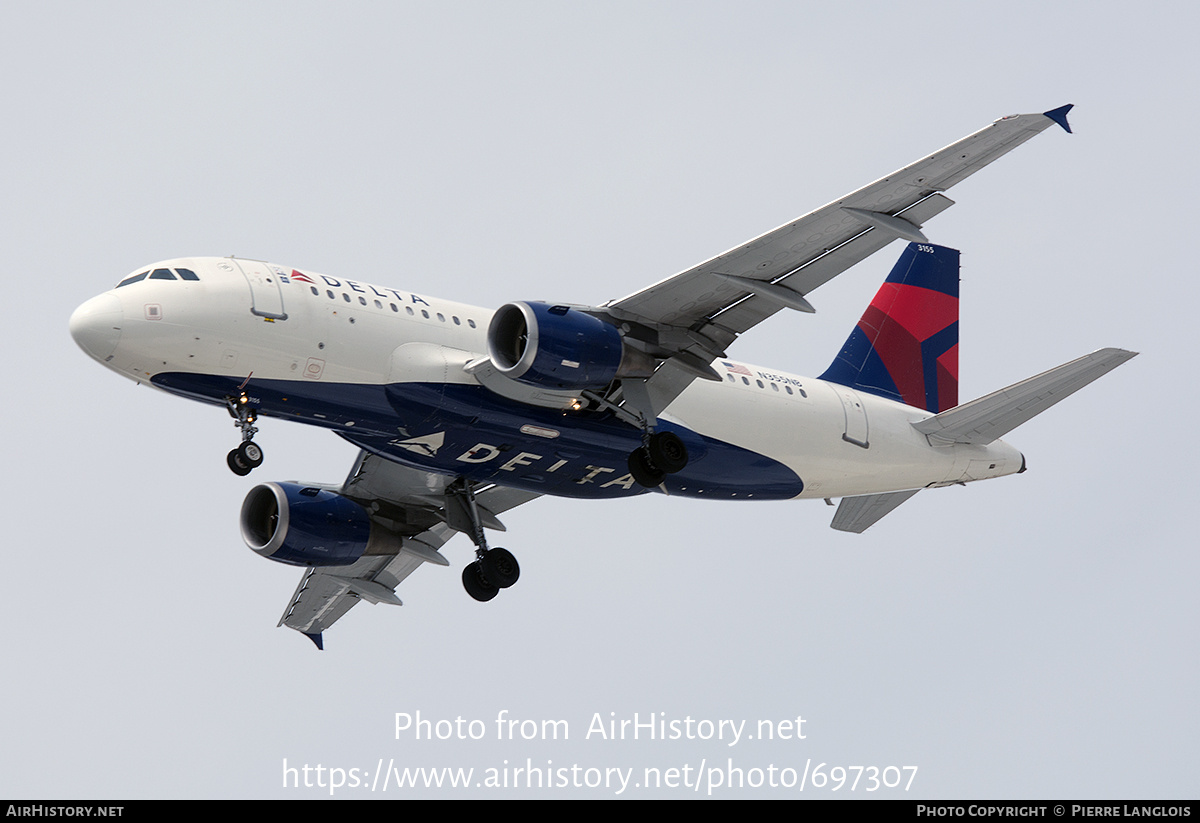 Aircraft Photo of N355NB | Airbus A319-114 | Delta Air Lines | AirHistory.net #697307