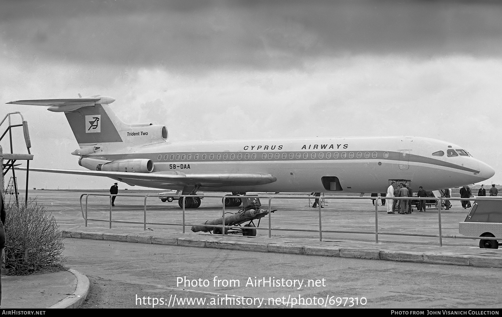 Aircraft Photo of 5B-DAA | Hawker Siddeley HS-121 Trident 2E | Cyprus Airways | AirHistory.net #697310