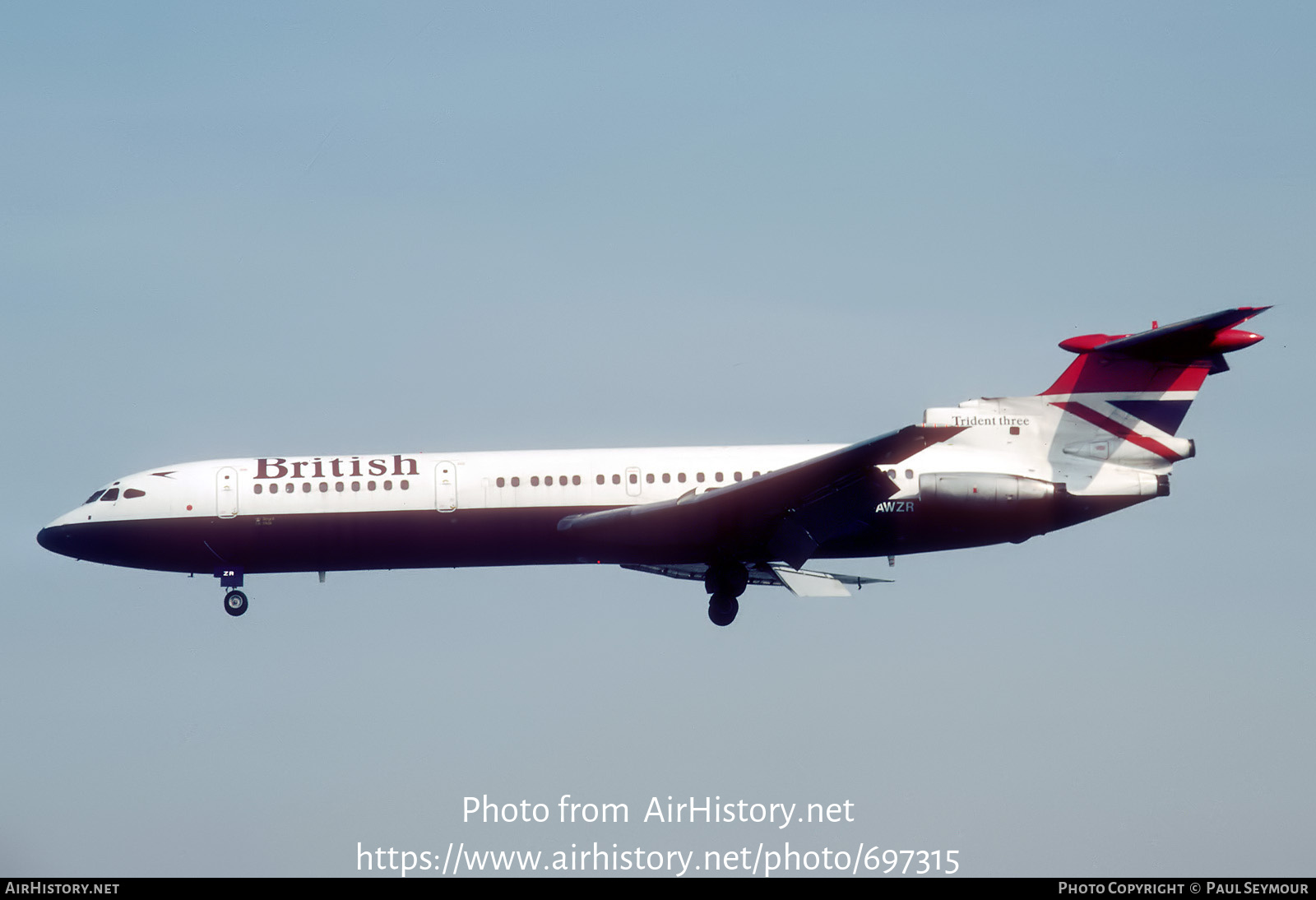 Aircraft Photo Of G-AWZR | Hawker Siddeley HS-121 Trident 3B | British ...