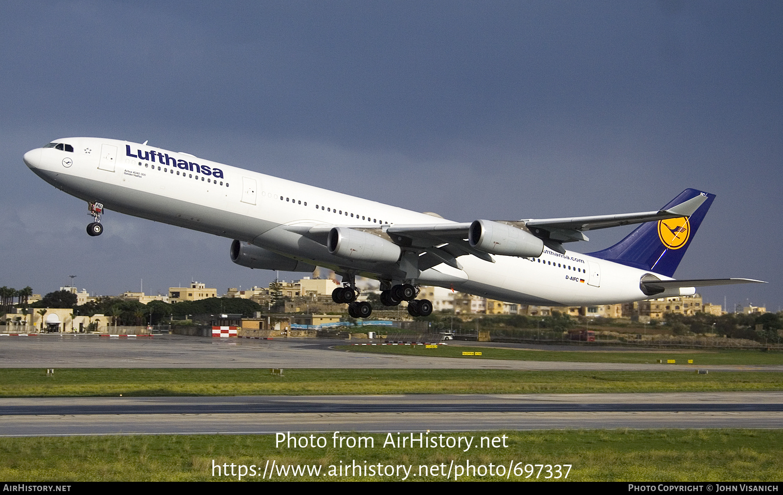 Aircraft Photo of D-AIFC | Airbus A340-313X | Lufthansa | AirHistory.net #697337