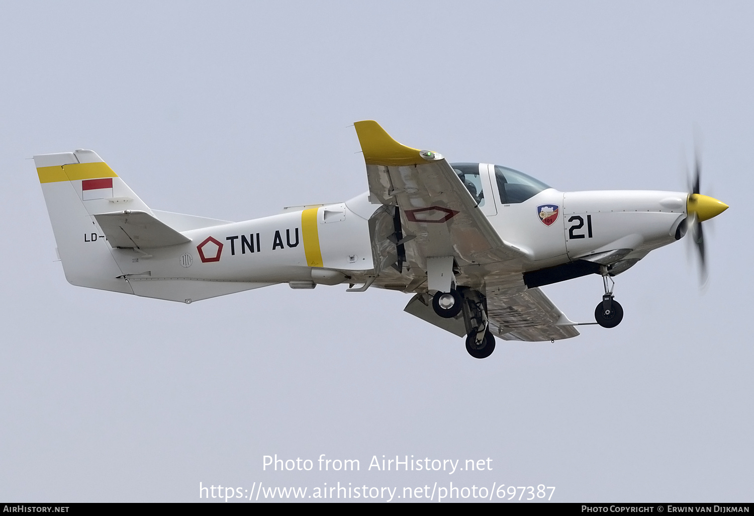 Aircraft Photo of LD-1221 | Grob G-120TP-A | Indonesia - Air Force | AirHistory.net #697387