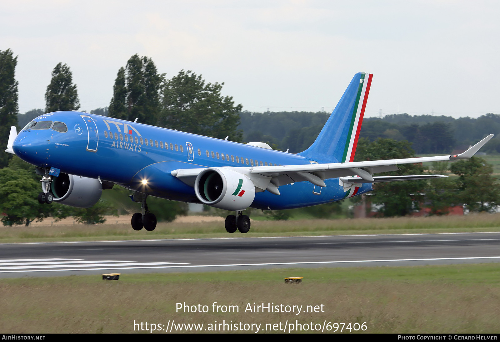 Aircraft Photo of EI-HHP | Airbus A220-371 (BD-500-1A11) | ITA Airways | AirHistory.net #697406