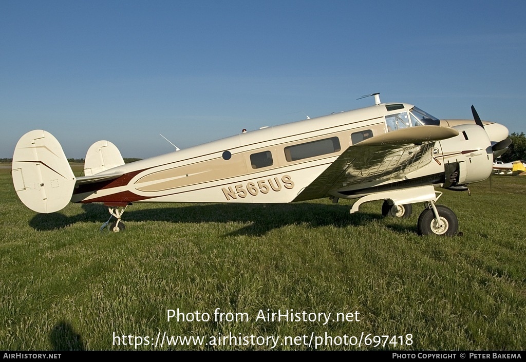 Aircraft Photo of N565US | Beech G18S | AirHistory.net #697418