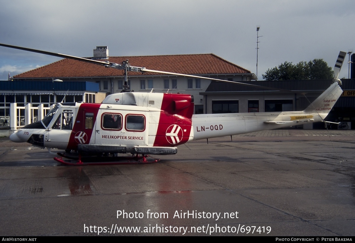 Aircraft Photo of LN-OQD | Bell 212 Eagle Single | Helikopter Service | AirHistory.net #697419