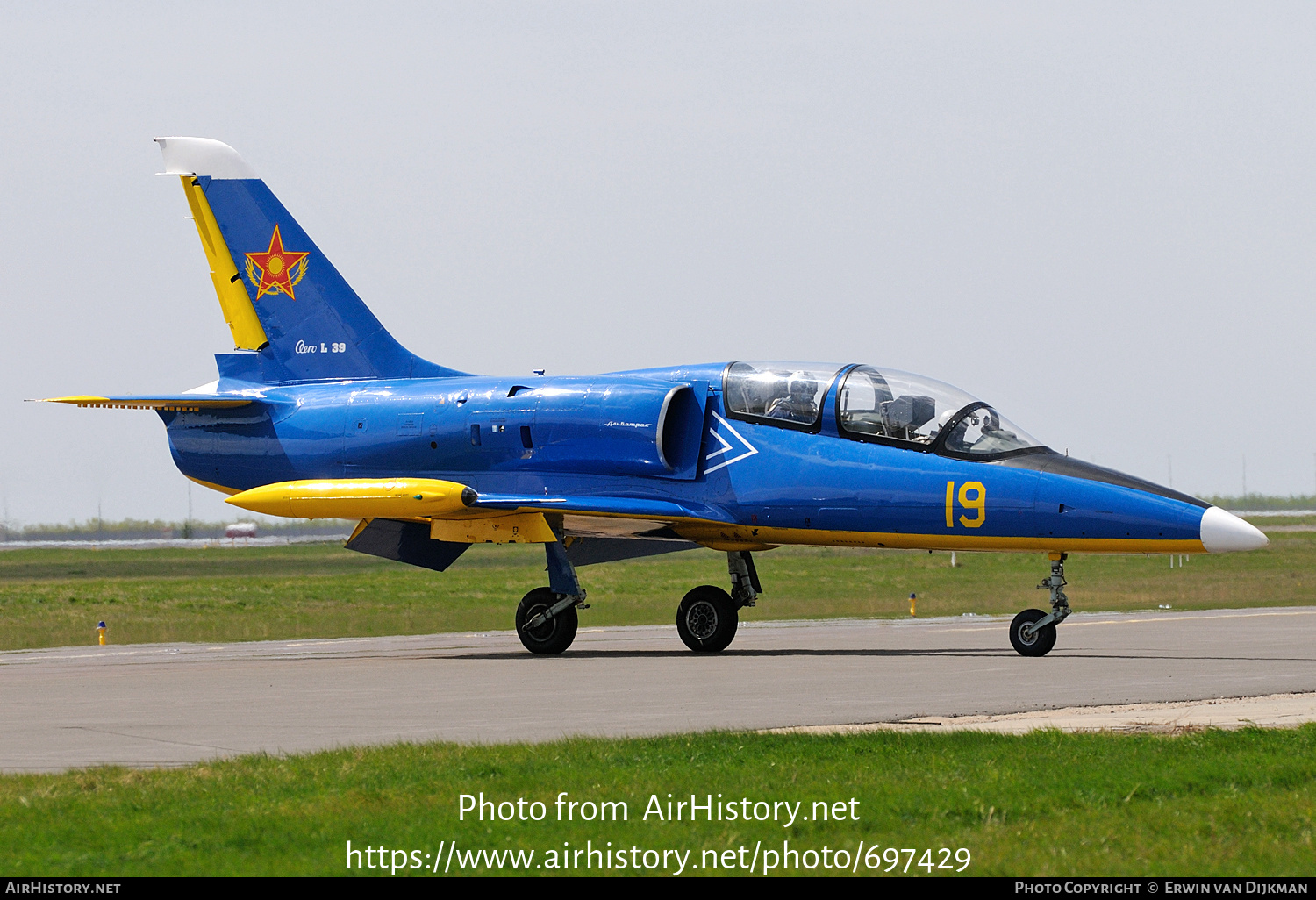 Aircraft Photo of 19 yellow | Aero L-39C Albatros | Kazakhstan - Air Force | AirHistory.net #697429