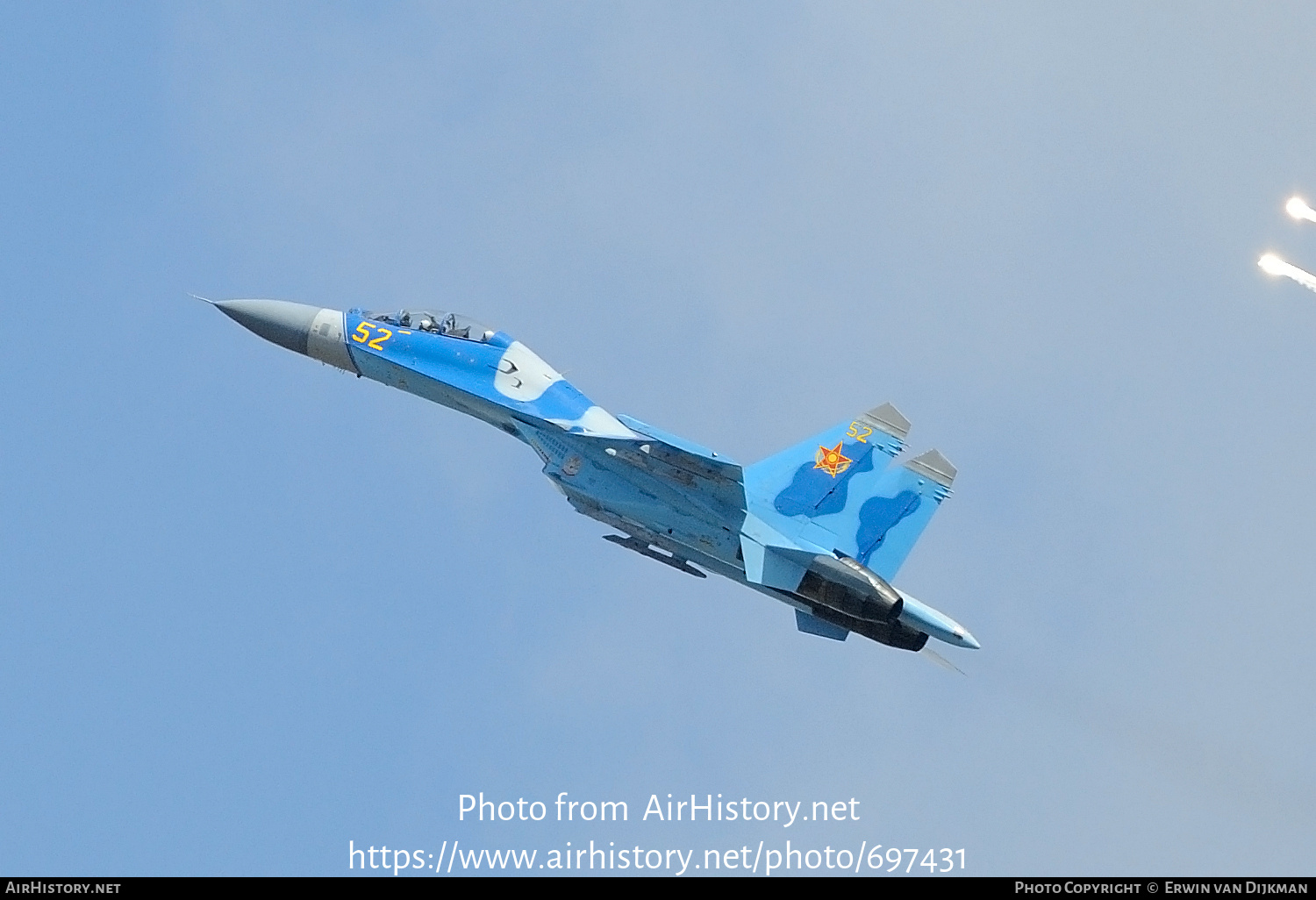 Aircraft Photo of 52 yellow | Su-27UBM2 | Kazakhstan - Air Force | AirHistory.net #697431