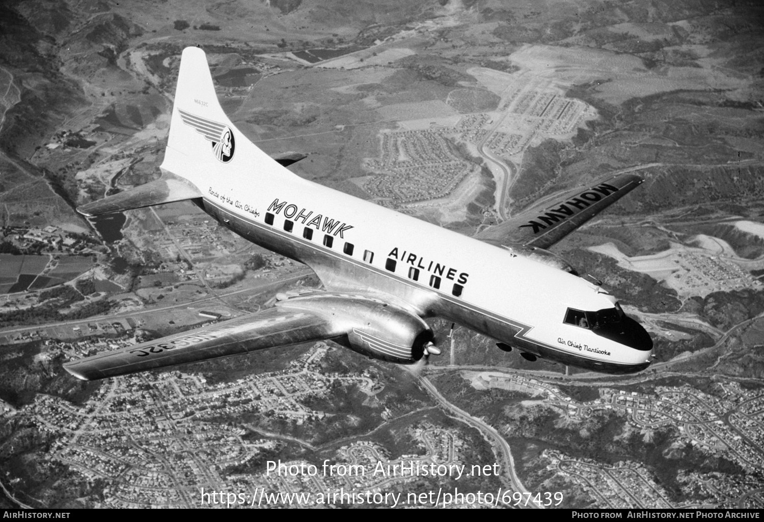 Aircraft Photo of N6632C | Convair 240-14 | Mohawk Airlines | AirHistory.net #697439