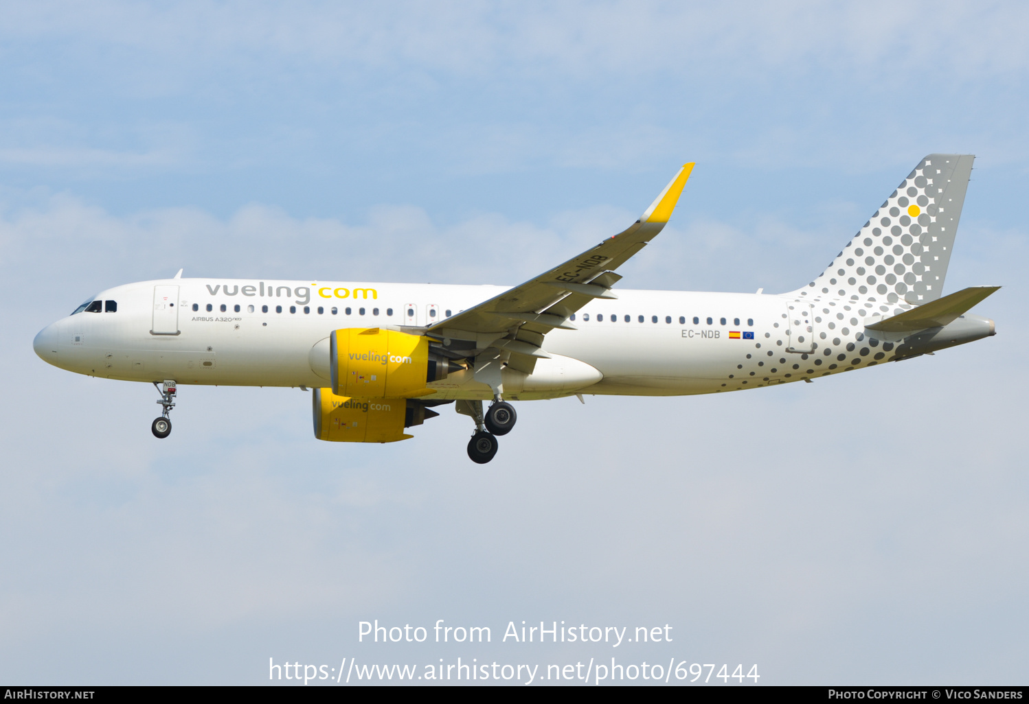 Aircraft Photo of EC-NDB | Airbus A320-271N | Vueling Airlines | AirHistory.net #697444