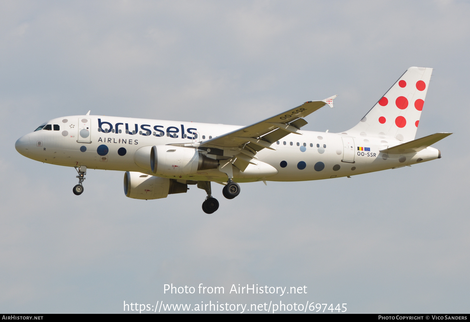 Aircraft Photo of OO-SSR | Airbus A319-112 | Brussels Airlines | AirHistory.net #697445