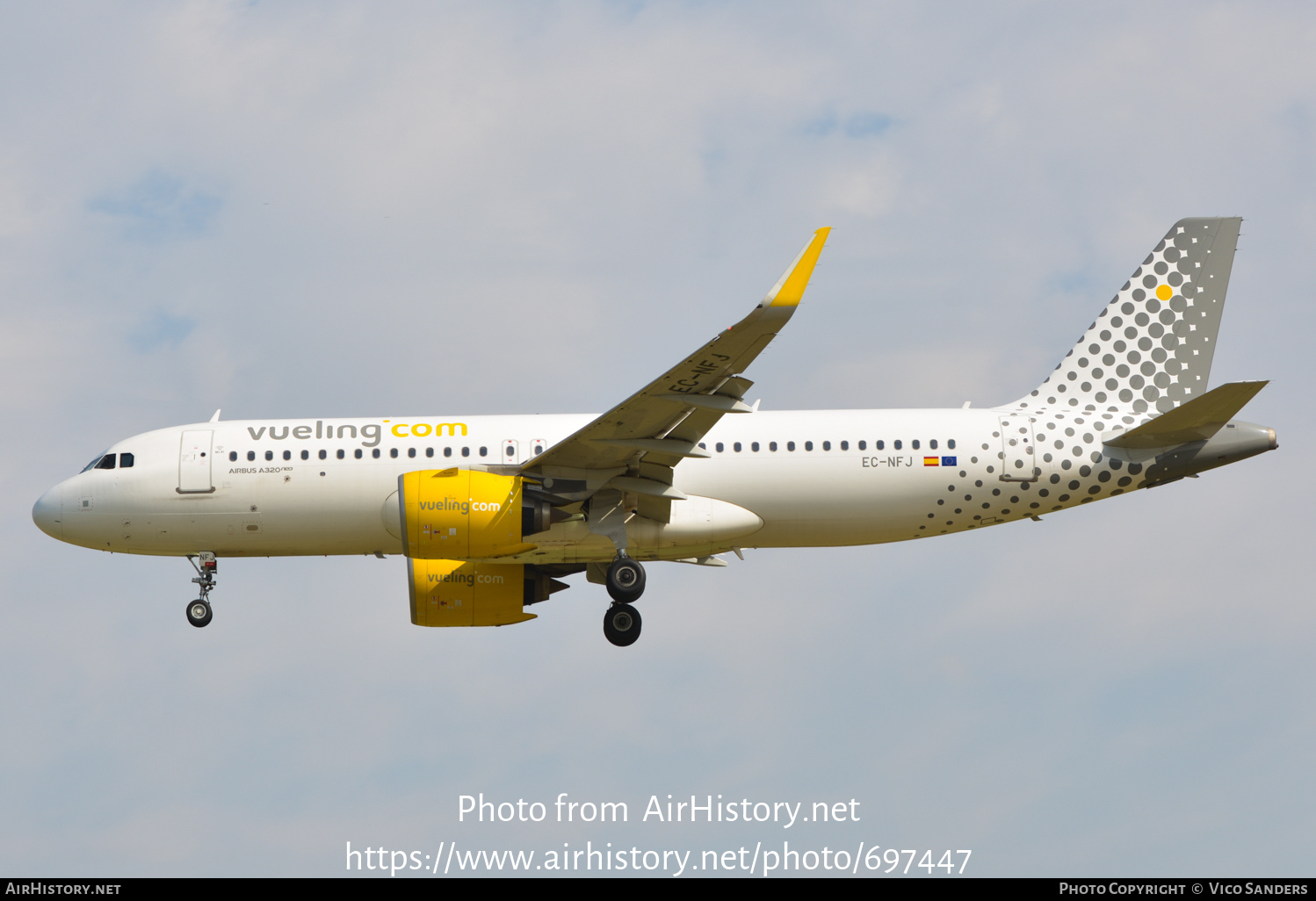 Aircraft Photo of EC-NFJ | Airbus A320-271N | Vueling Airlines | AirHistory.net #697447