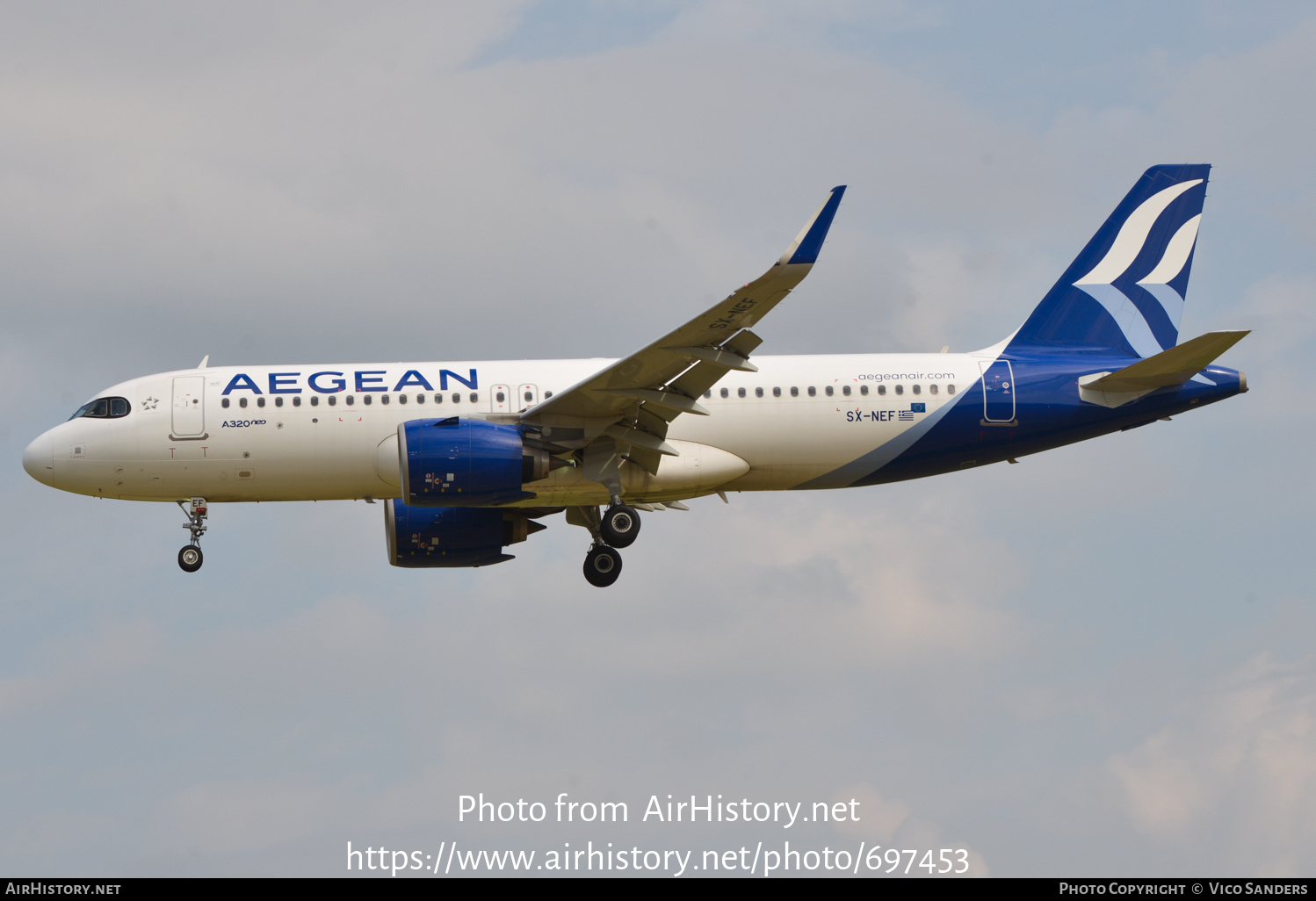 Aircraft Photo of SX-NEF | Airbus A320-271N | Aegean Airlines | AirHistory.net #697453