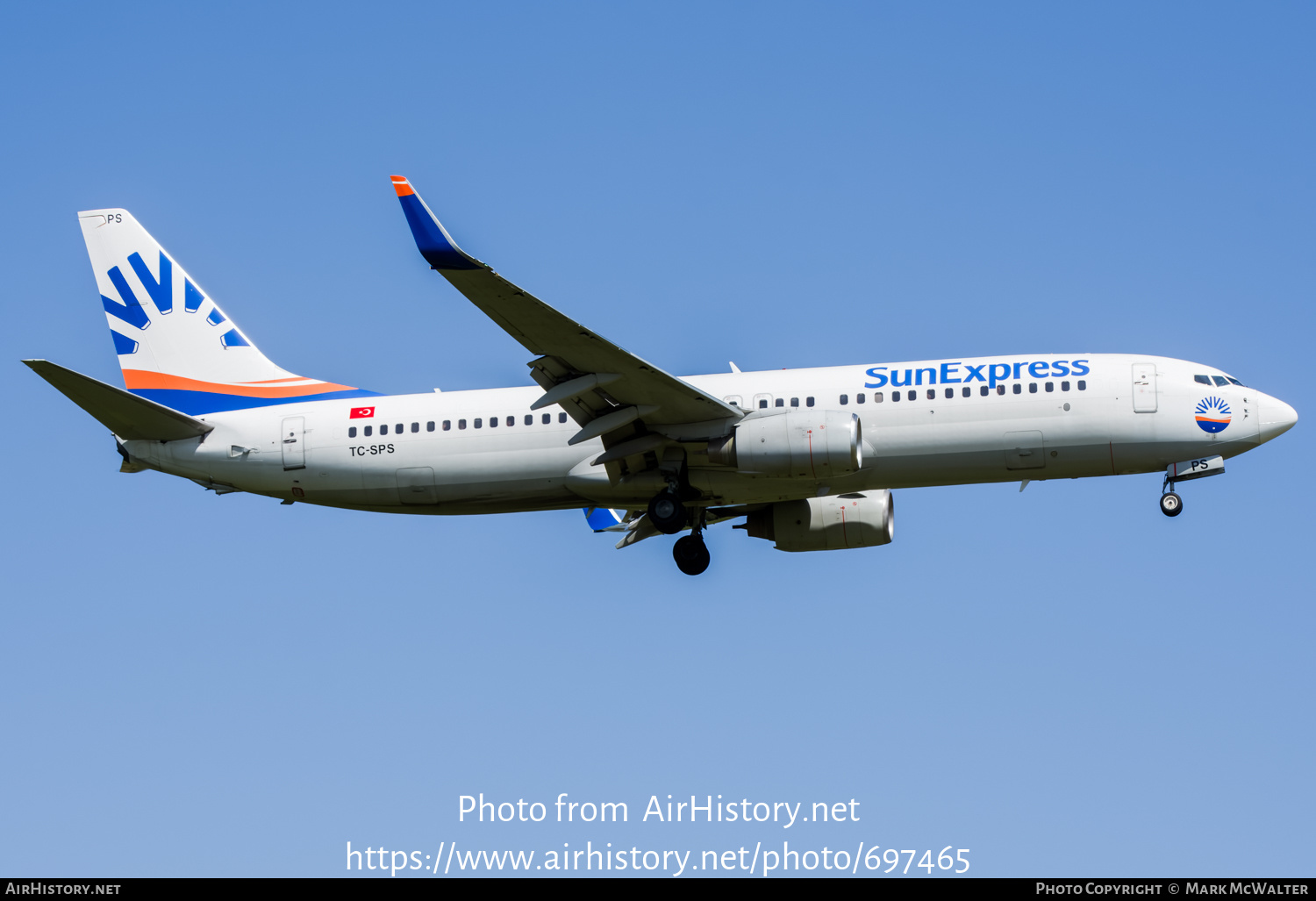 Aircraft Photo of TC-SPS | Boeing 737-82R | SunExpress | AirHistory.net #697465