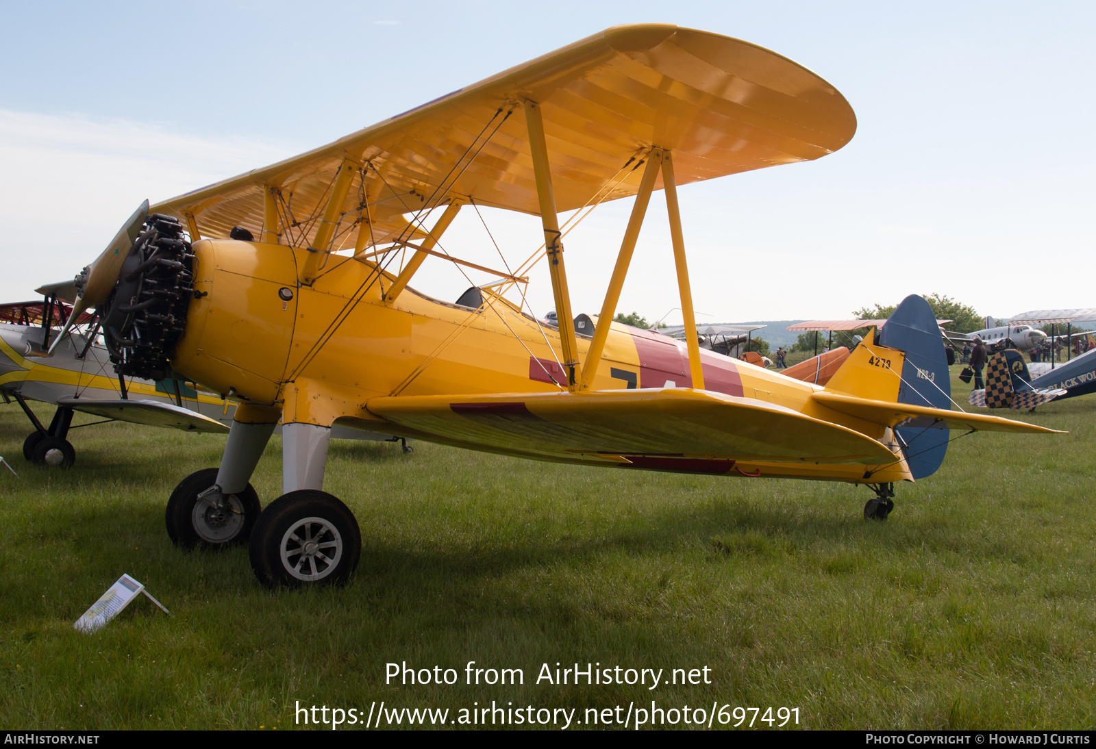 Aircraft Photo of F-AZJR / 4273 | Boeing PT-13D Kaydet (E75) | USA - Navy | AirHistory.net #697491