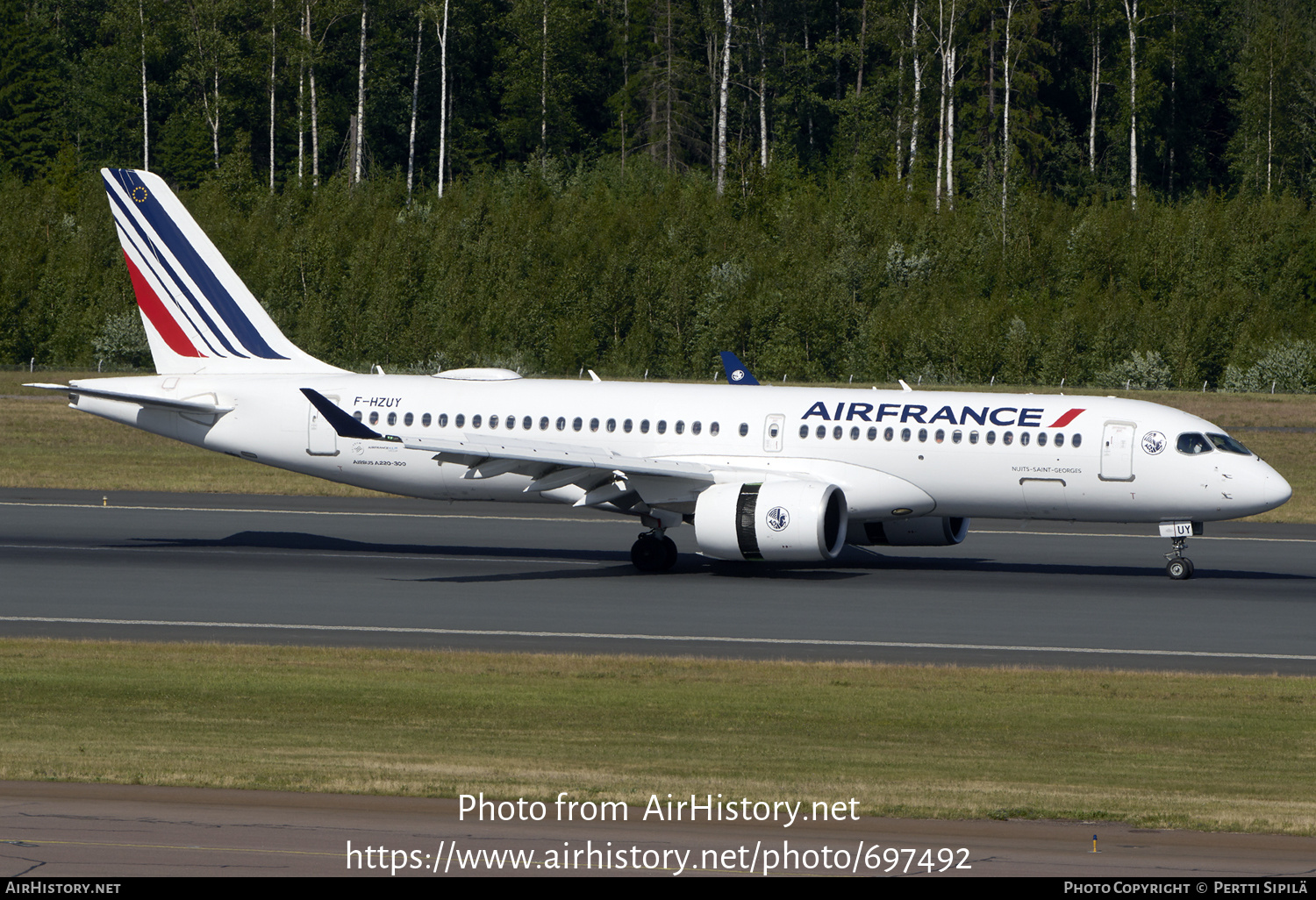 Aircraft Photo of F-HZUY | Airbus A220-371 (BD-500-1A11) | Air France | AirHistory.net #697492