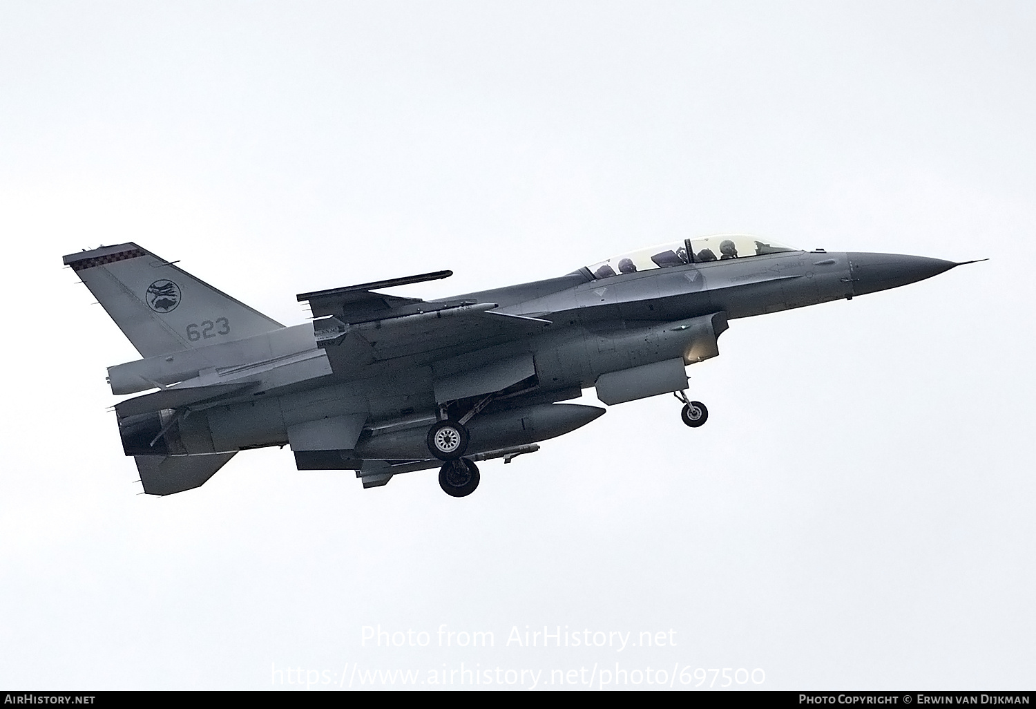 Aircraft Photo of 623 | General Dynamics F-16D Fighting Falcon | Singapore - Air Force | AirHistory.net #697500