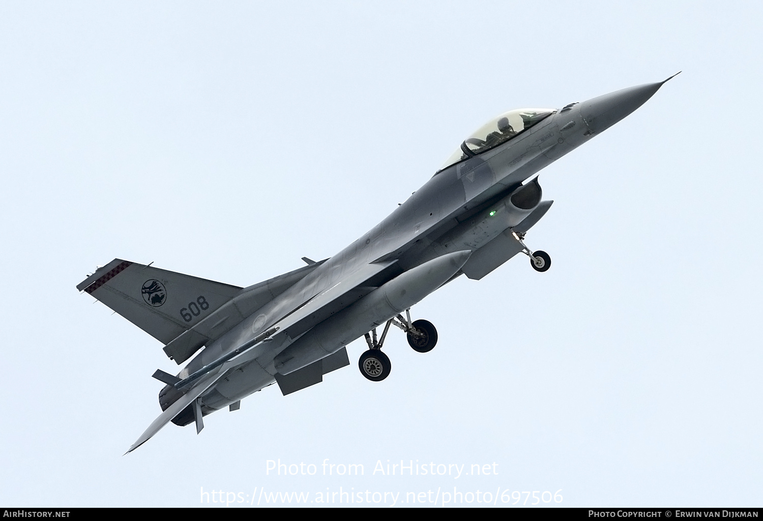 Aircraft Photo of 608 | Lockheed Martin F-16CJ Fighting Falcon | Singapore - Air Force | AirHistory.net #697506