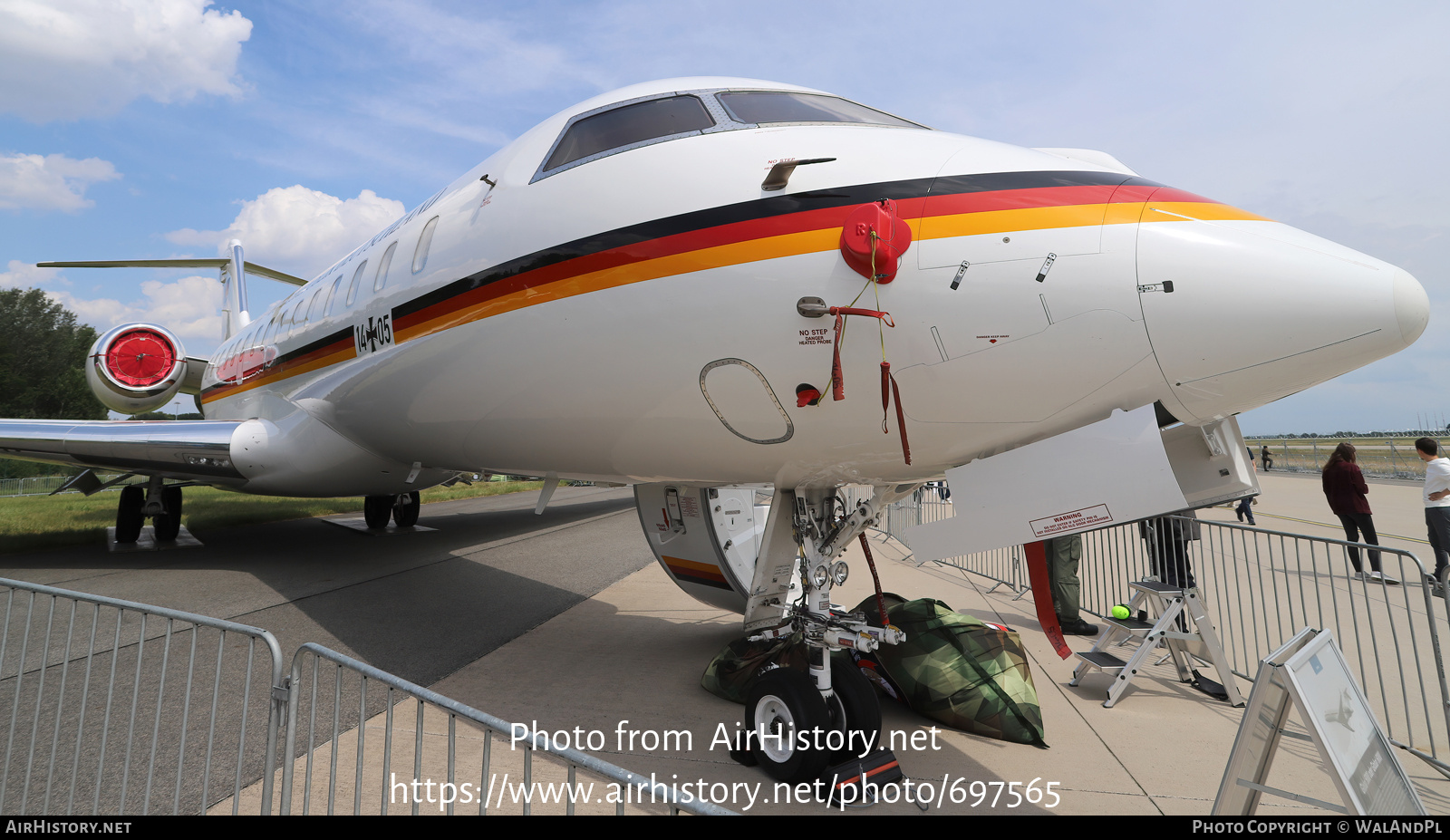 Aircraft Photo of 1405 | Bombardier Global 6000 (BD-700-1A10) | Germany - Air Force | AirHistory.net #697565