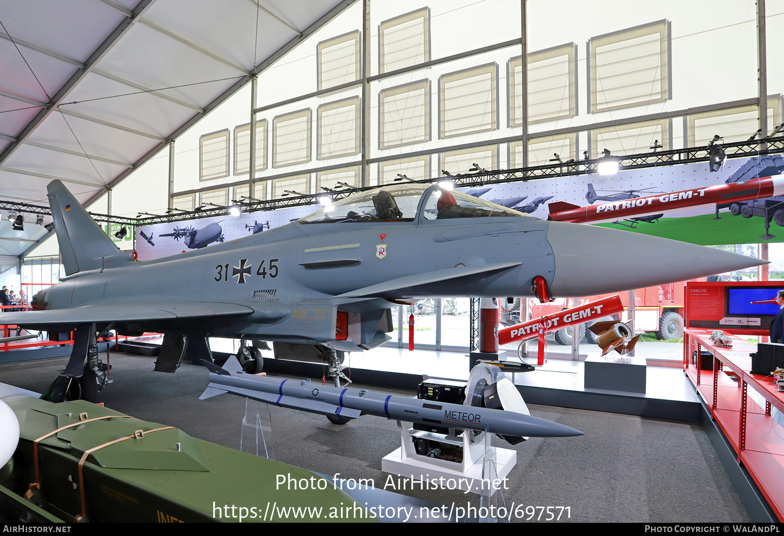 Aircraft Photo of 3145 | Eurofighter EF-2000 Typhoon S | Germany - Air Force | AirHistory.net #697571