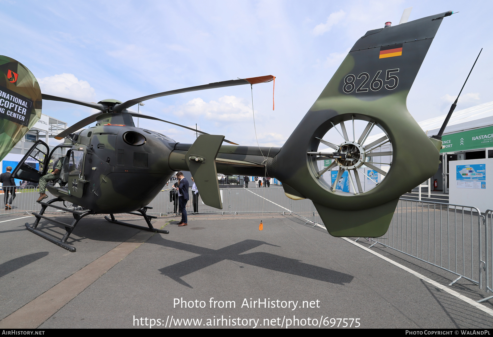 Aircraft Photo of 8265 | Eurocopter EC-135T-1 | Germany - Army | AirHistory.net #697575