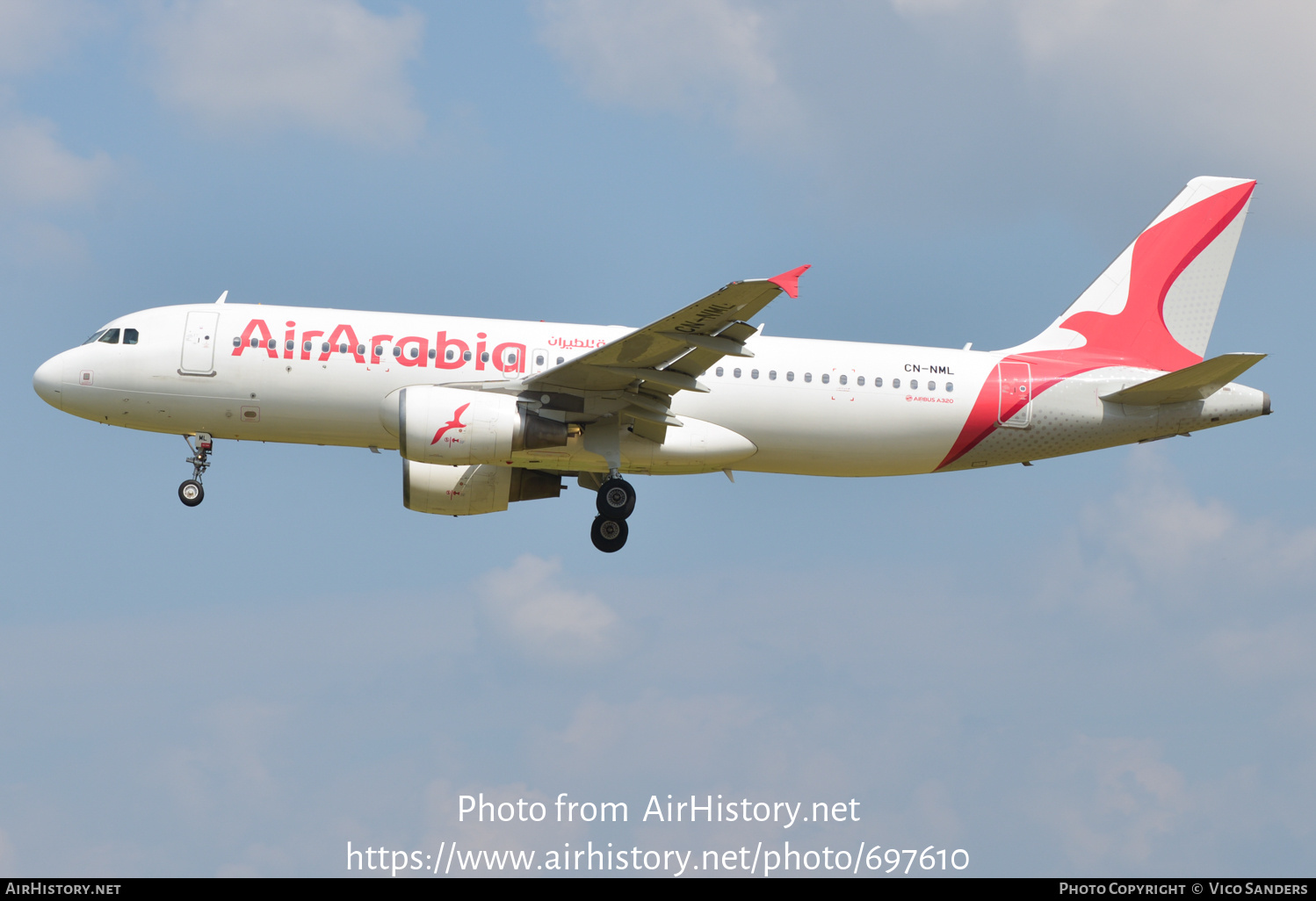 Aircraft Photo of CN-NML | Airbus A320-214 | Air Arabia | AirHistory.net #697610