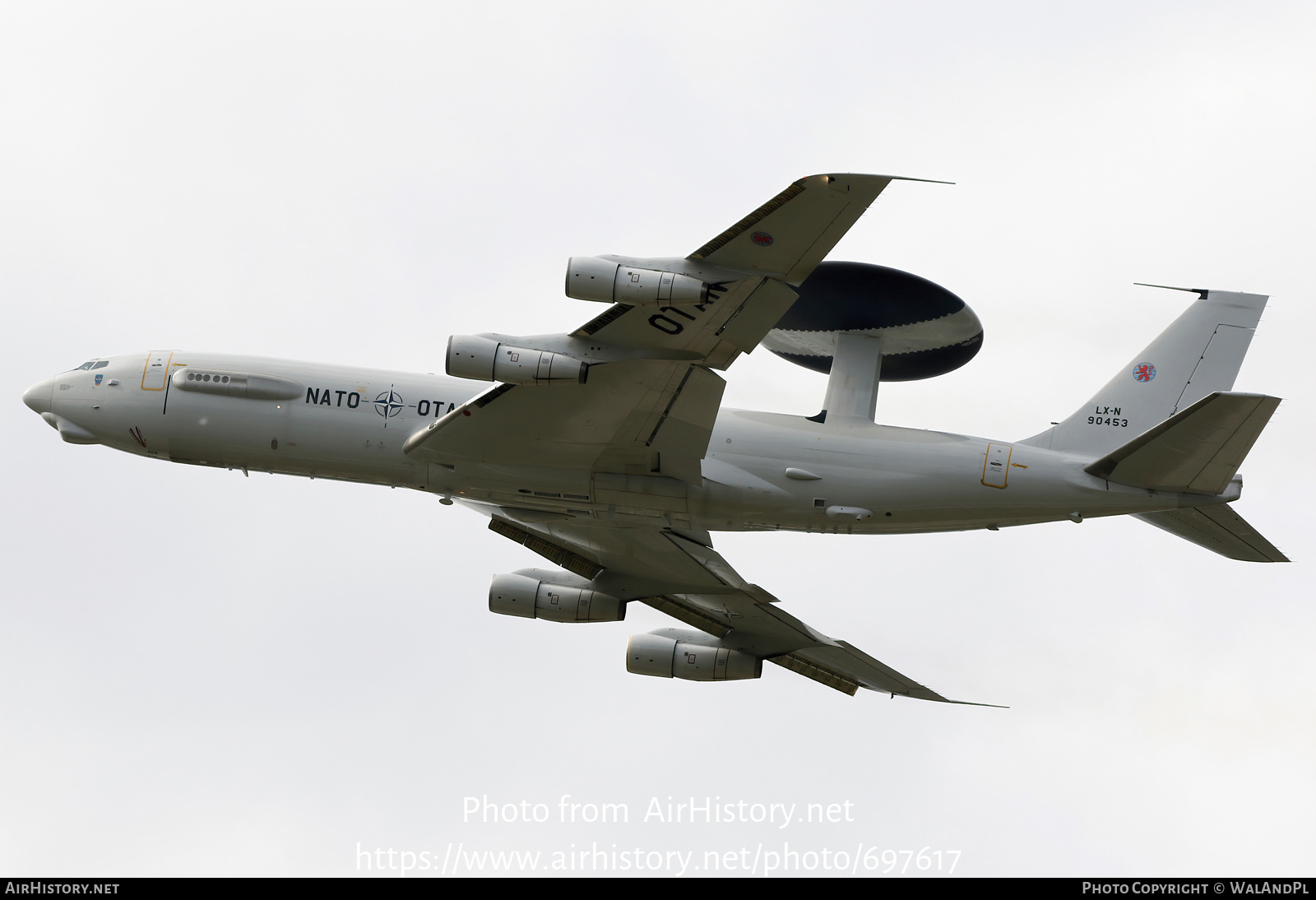 Aircraft Photo of LX-N90453 | Boeing E-3A Sentry | Luxembourg - NATO | AirHistory.net #697617