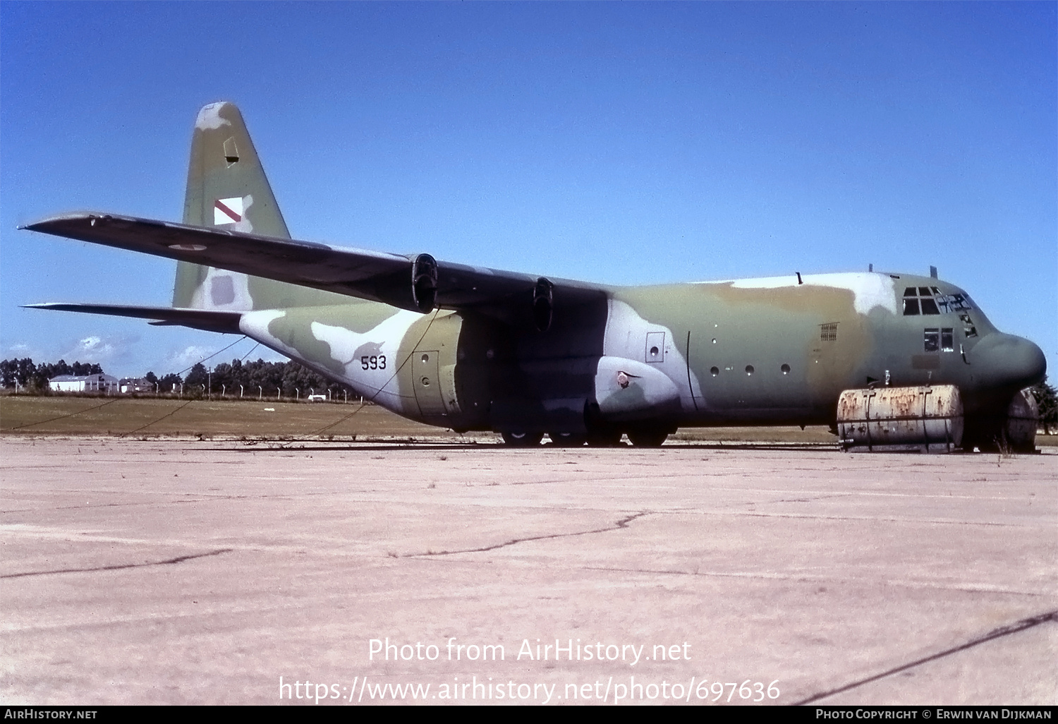 Aircraft Photo of 593 | Lockheed C-130B Hercules (L-282) | Uruguay - Air Force | AirHistory.net #697636