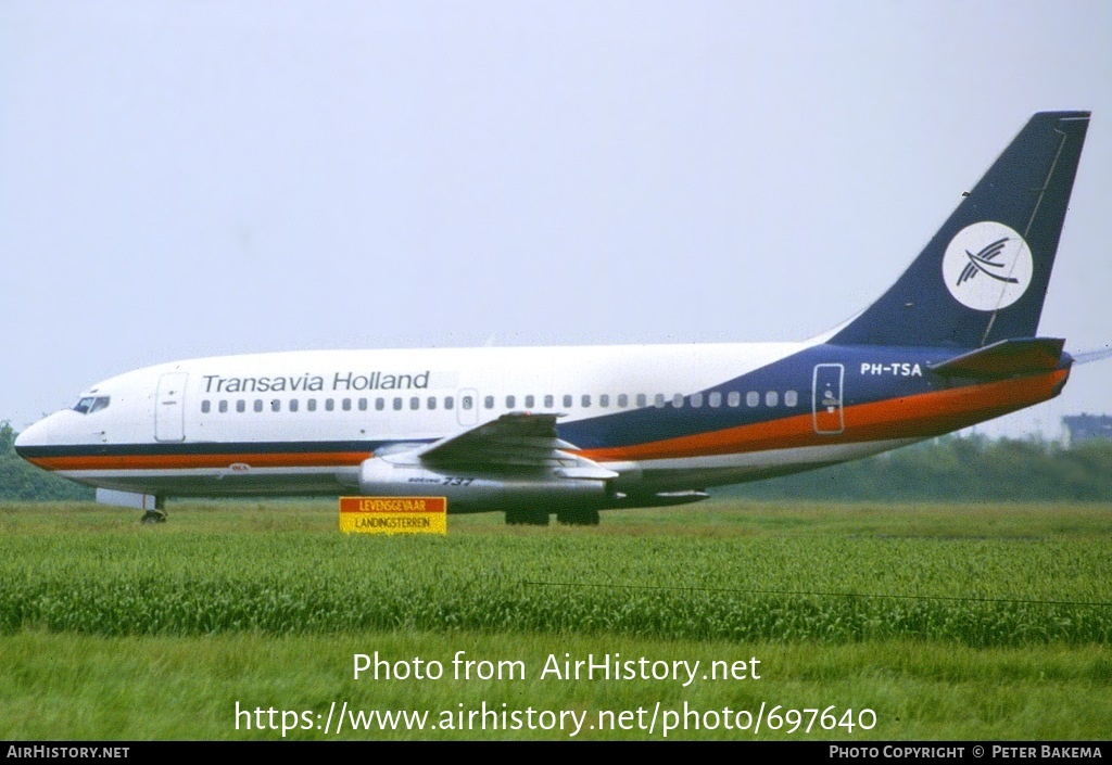 Aircraft Photo of PH-TSA | Boeing 737-2A3/Adv | Transavia Holland | AirHistory.net #697640