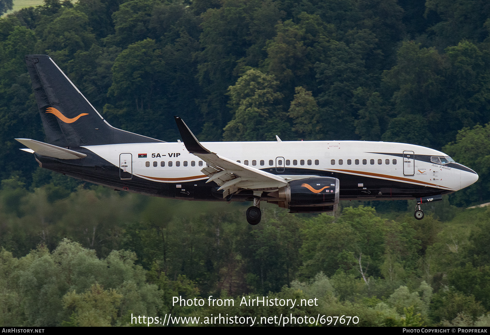 Aircraft Photo of 5A-VIP | Boeing 737-5Y0 | Libyan Express Air | AirHistory.net #697670