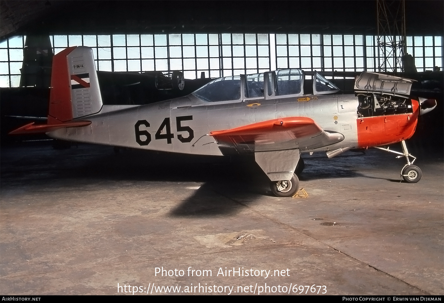 Aircraft Photo of 645 | Beech T-34A Mentor | Uruguay - Air Force | AirHistory.net #697673