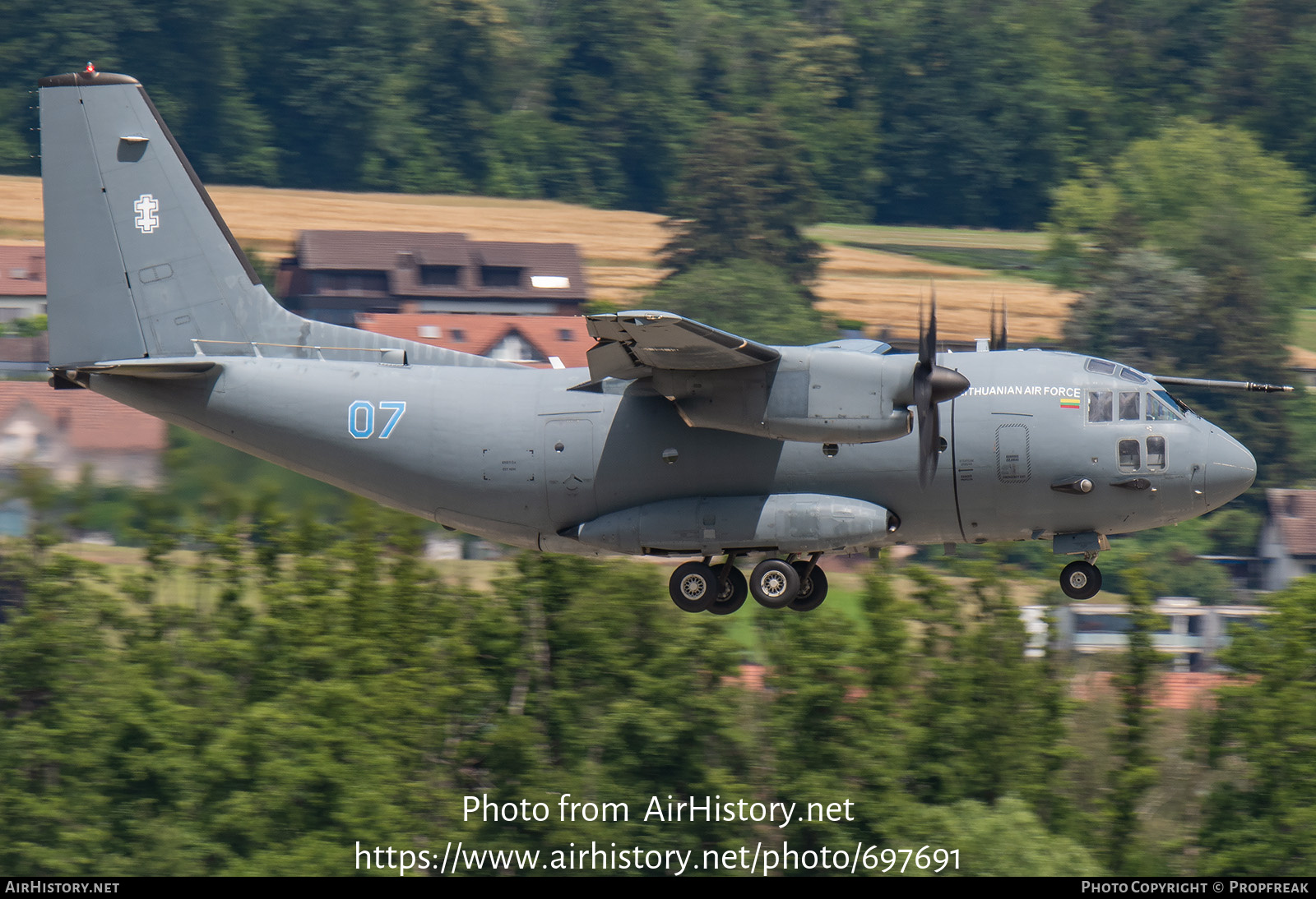 Aircraft Photo of 07 | Alenia C-27J Spartan | Lithuania - Air Force | AirHistory.net #697691