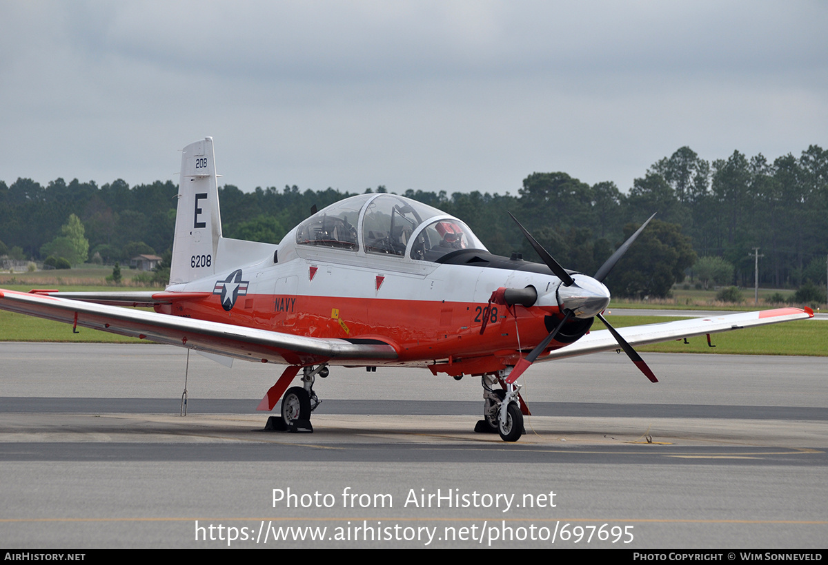 Aircraft Photo of 166208 | Beechcraft T-6C Texan II | USA - Navy | AirHistory.net #697695