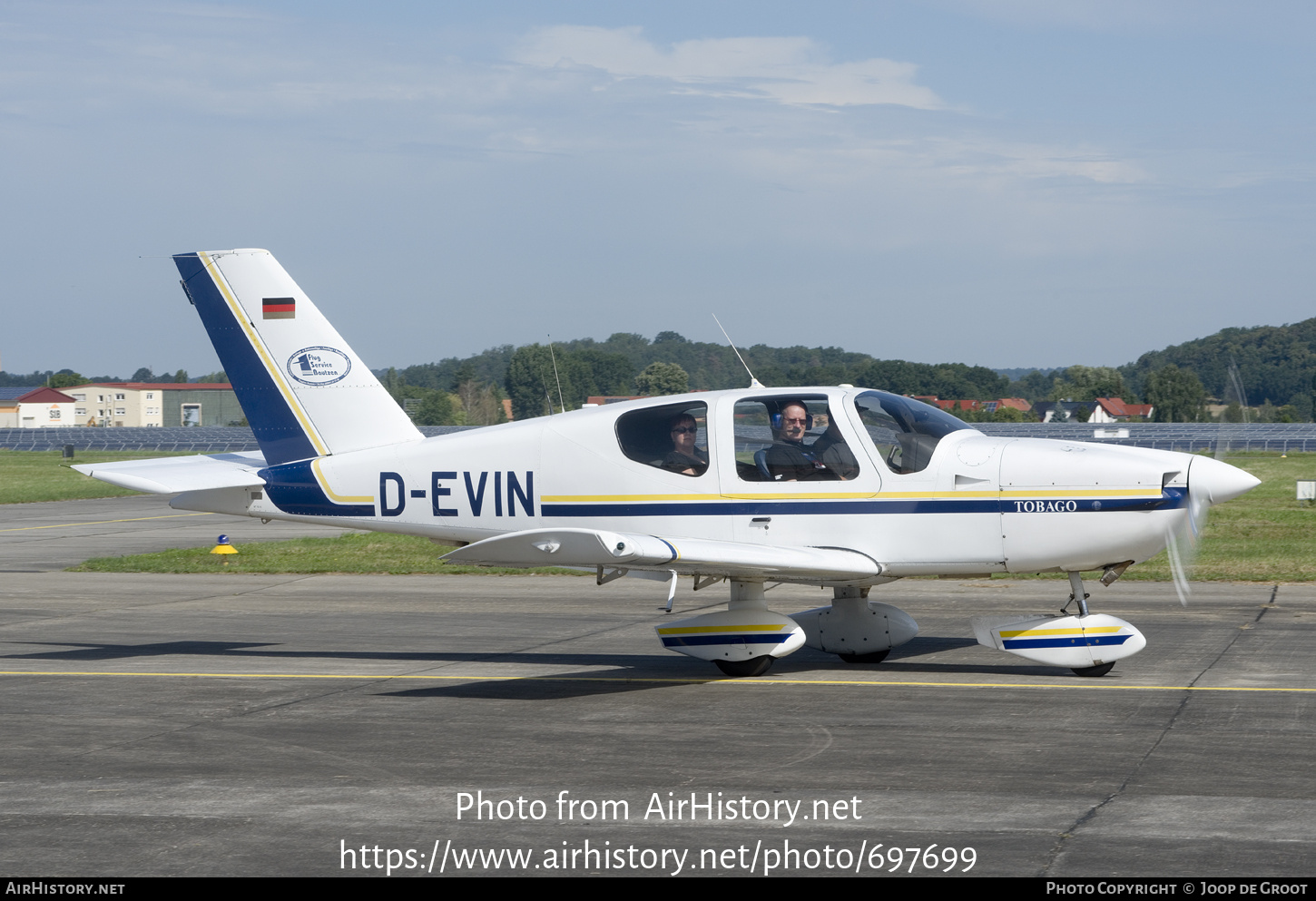 Aircraft Photo of D-EVIN | Socata TB-10 Tobago | Flug Service Bautzen | AirHistory.net #697699